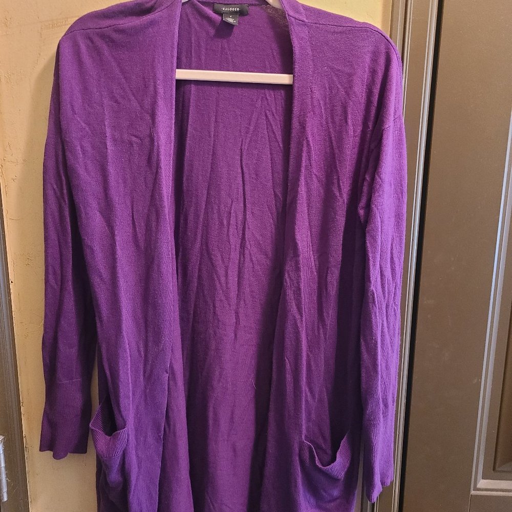 Purple Cardigan